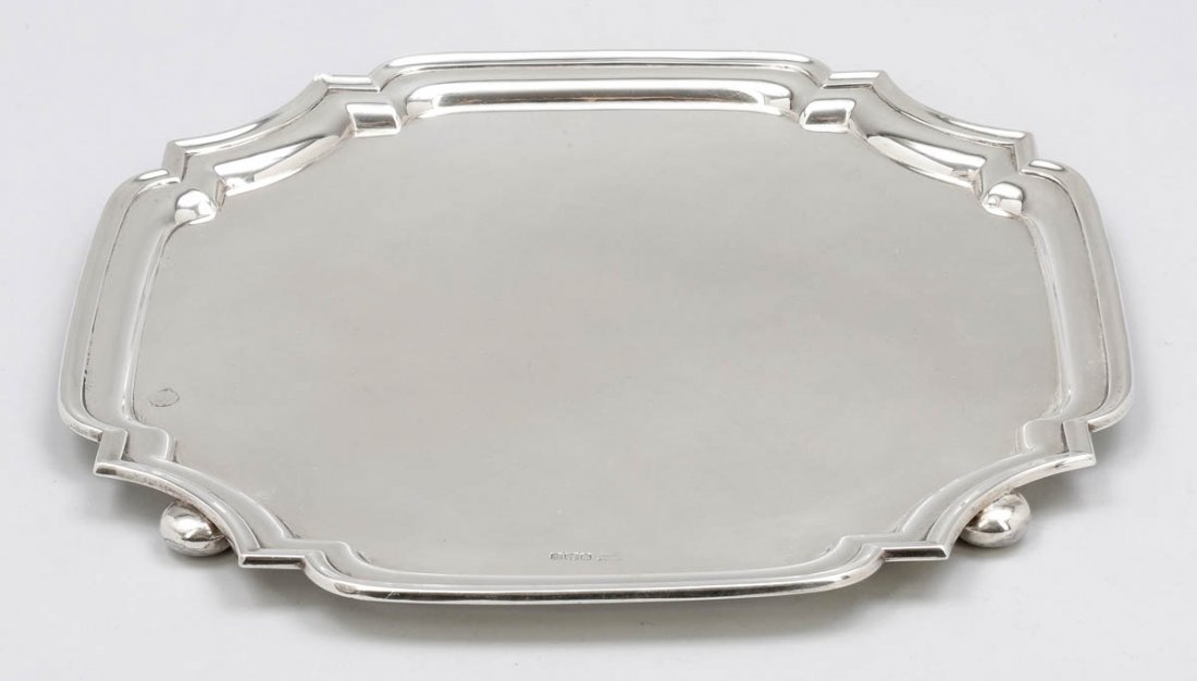 Salver Walker & Hall/ Sheffield, 1939/40. 925er Silber. (1 of 1)