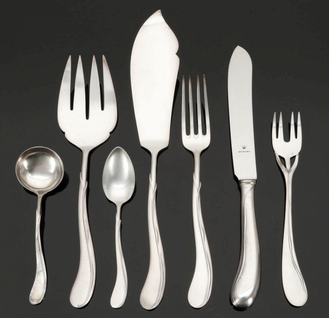 63tlg. Besteck Tulipan Wilkens/Bremen. Entwur... (1 of 1)