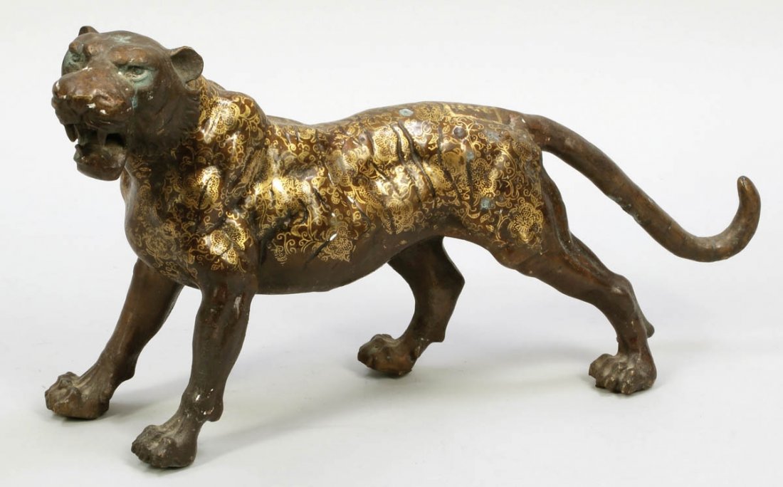 Tiger China, frühes 20. Jahrhundert. Bronze. ... (1 of 1)