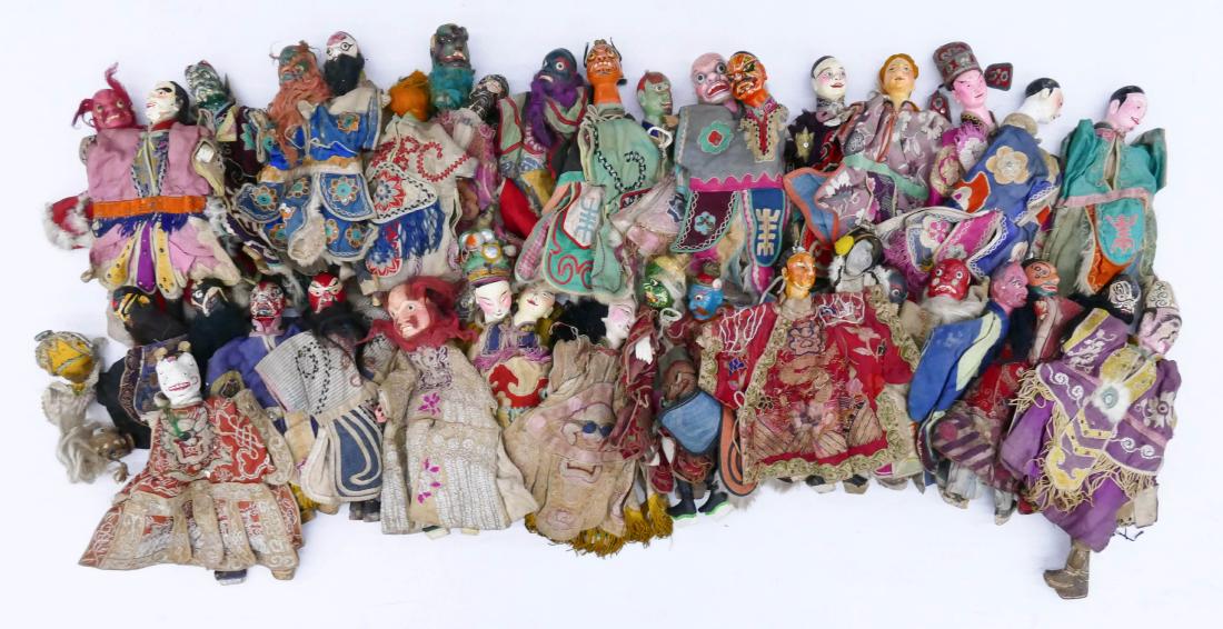 Collection of Chinese Theater Puppets 12'' Each. Large (1 of 10)
