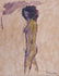 Robert Colescott (1925-2009 Oregon) Standing Nude Mixed