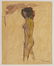 Robert Colescott (1925-2009 Oregon) Standing Nude Mixed - 4