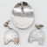3pc Patty Fawn & Danny Dennis Northwest Coast Jewelry. - 2