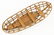 Old Unangax Eskimo Nigaalax Canoe Boat Model