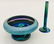 2pc Steuben Blue Aurene Art Glass Vases. Includes a - 2