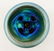 2pc Steuben Blue Aurene Art Glass Vases. Includes a - 4