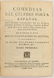 Pedro Calderon de la Barca 1761 ''Comedias Del Celebre - 3