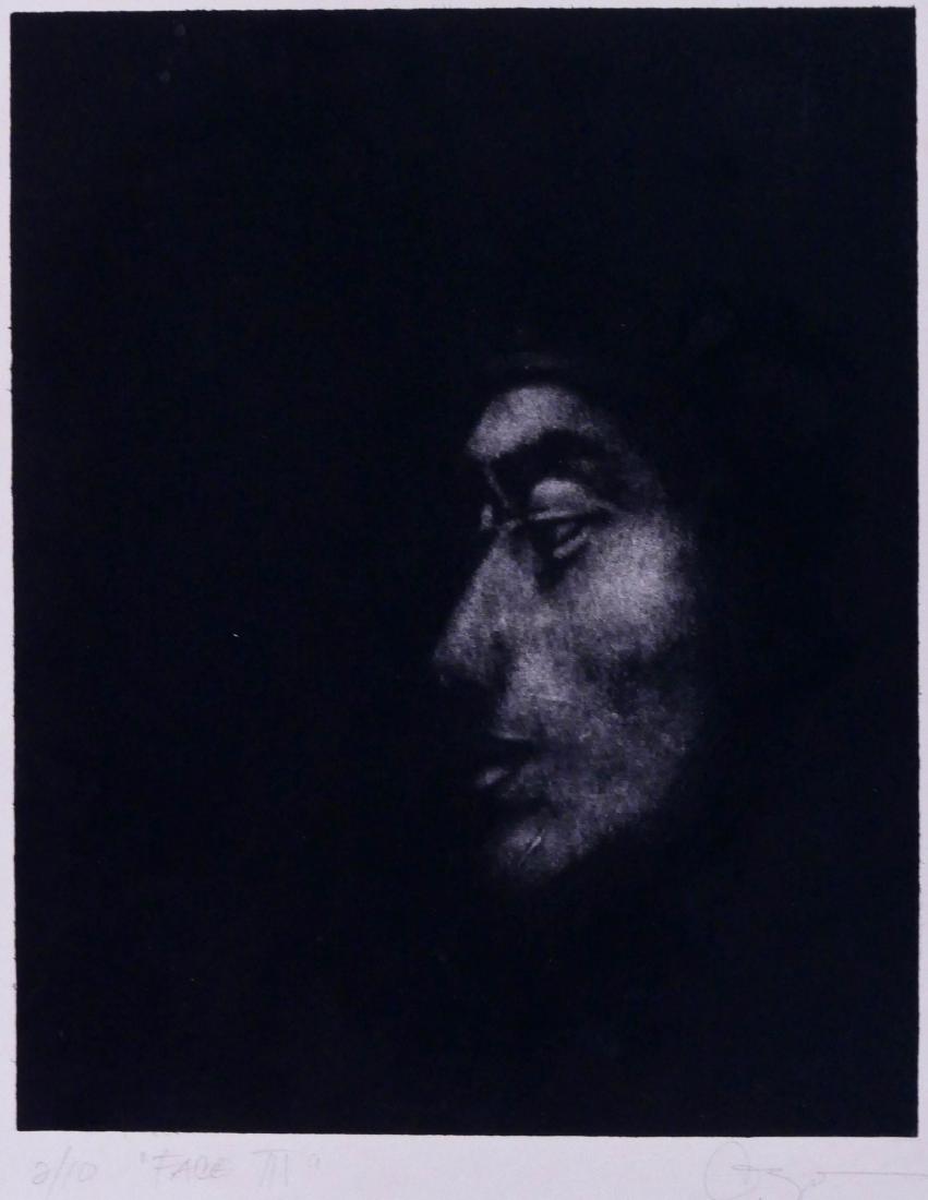 2pc Romulo Olazo (b.1934 Philippines) ''Face II'' and (1 of 4)