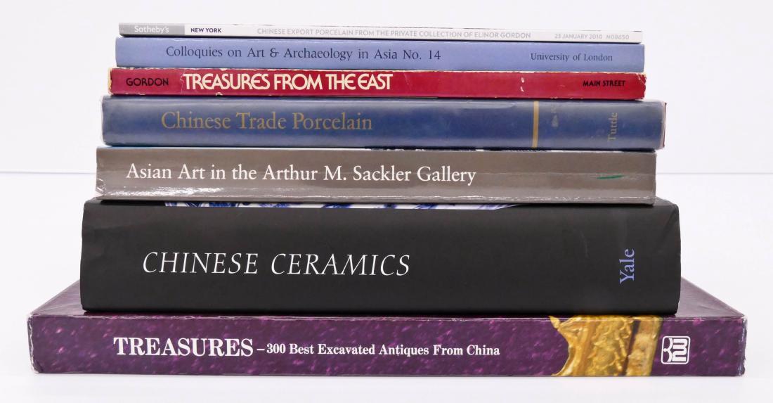 7pc Books on Chinese Porcelain. Includes Treasures - (1 of 1)