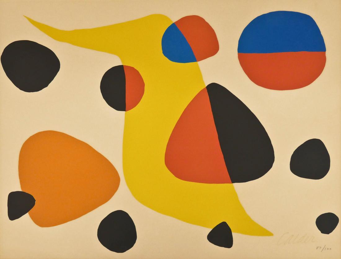 Alexander Calder (1898-1976 American) ''Floating (1 of 4)