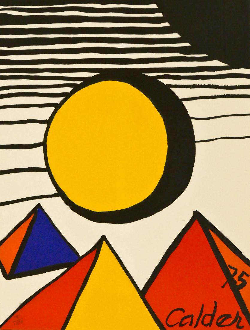 Alexander Calder (1898-1976 American) ''U.N 30th (1 of 3)