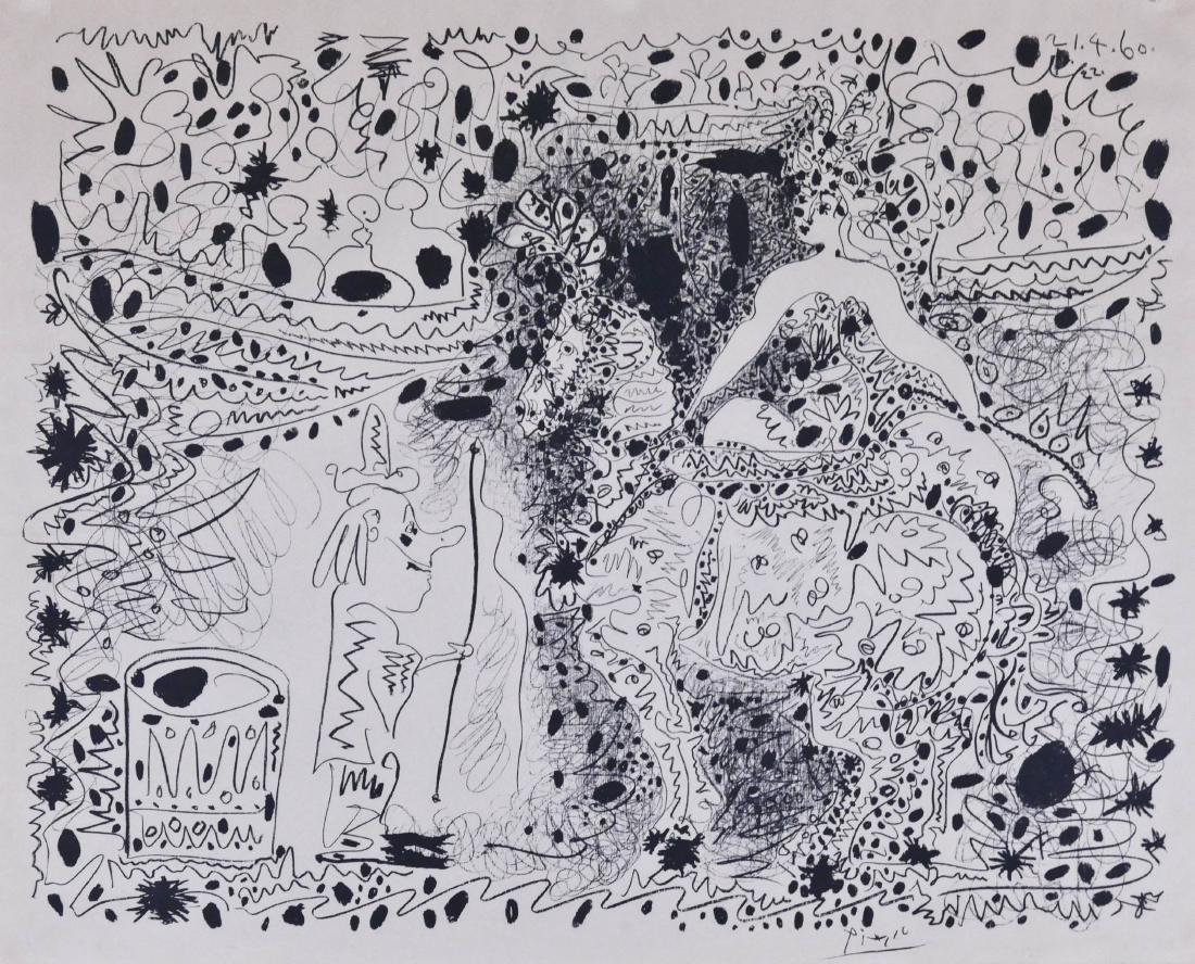 Pablo Picasso (1881-1973 Spanish) ''L'Ecuyere'' 1960 (1 of 2)