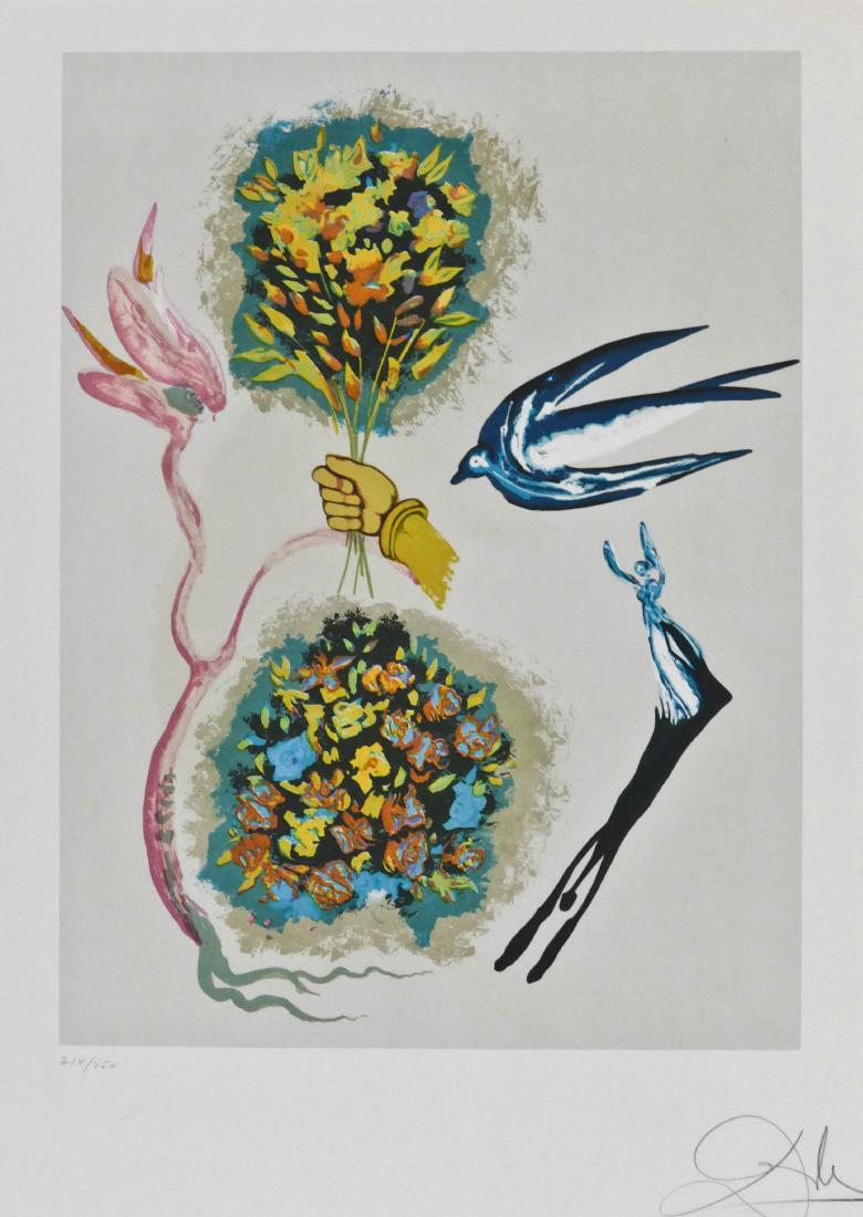 Salvador Dali ''Apparition of The Rose'' 1978 (1 of 2)