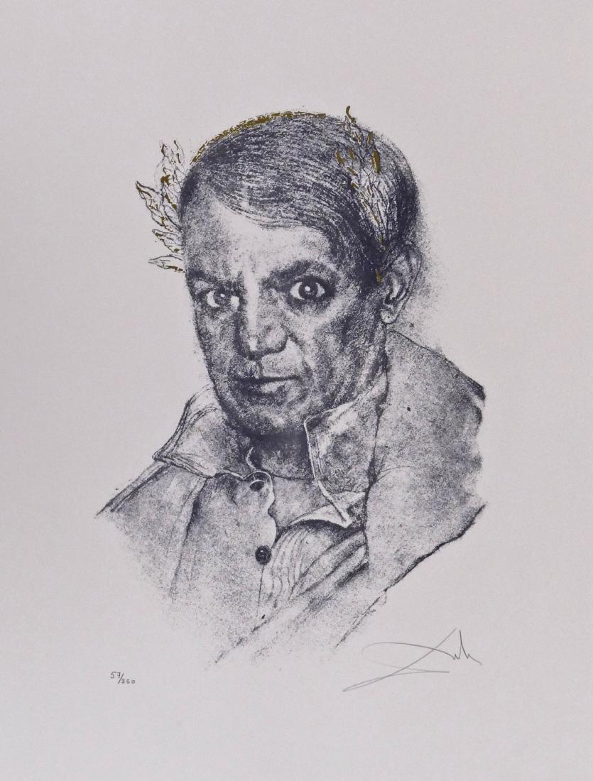 After Salvador Dali ''Portrait of Picasso'' Lithograph (1 of 2)