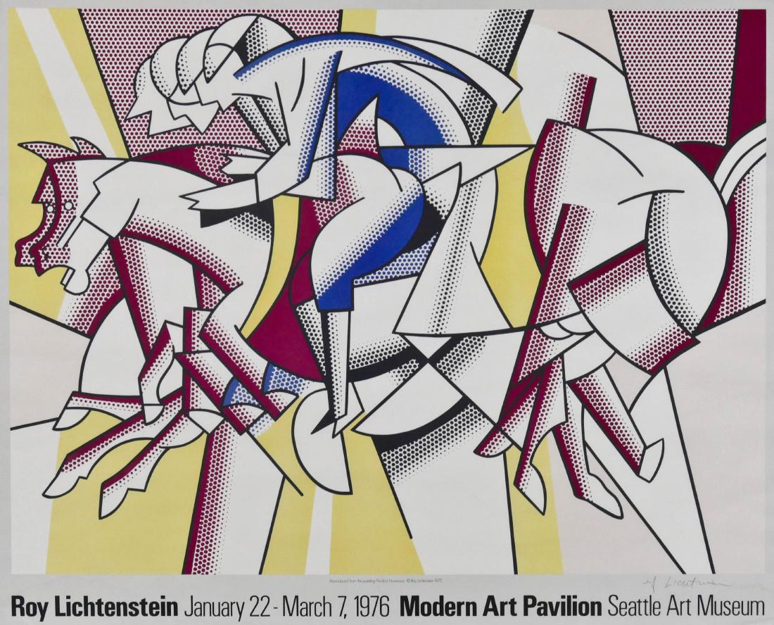 Roy Lichtenstein 1976 Signed Exhibition Poster (1 of 1)