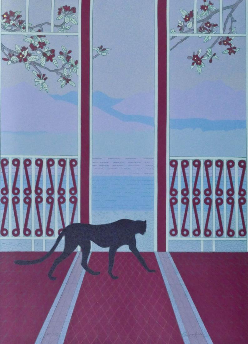 Alfredo Arreguin (b.1935 American) ''Rio Salado'' (1 of 3)