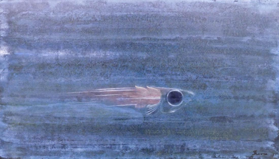 Morris Graves (1910-2001 Washington) ''Minnow'' 1955 (1 of 3)