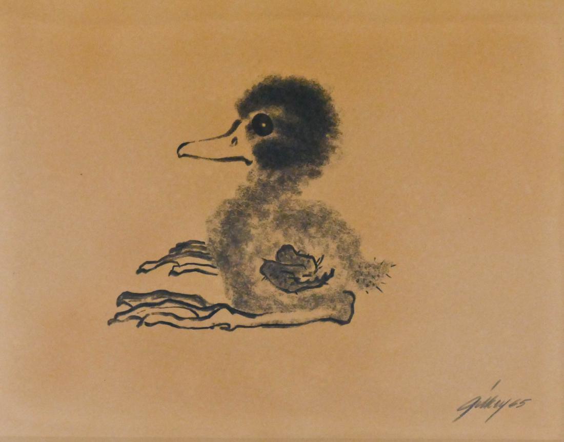 Richard Gilkey (1925-1997 Washington) Duckling 1965 (1 of 2)