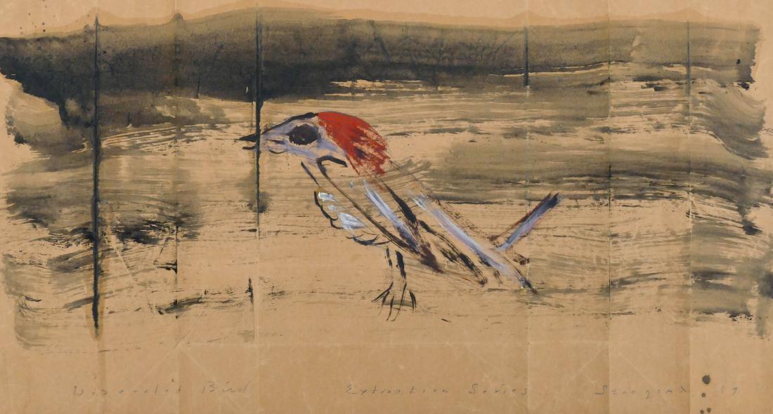 Jay Steensma (1941-1994 Washington) ''Disabled Bird: (1 of 2)