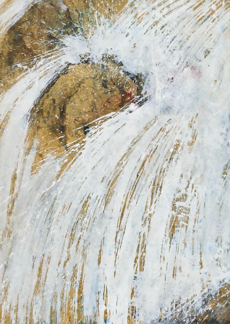 Neil Meitzler (1930-2009 Washington) Untitled Waterfall (1 of 3)