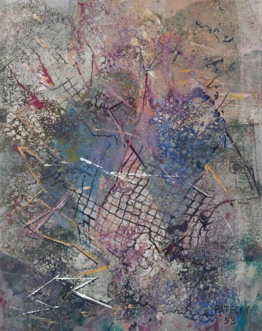 Albert Patecky (1906-1994 Oregon) ''Non Objective (1 of 2)