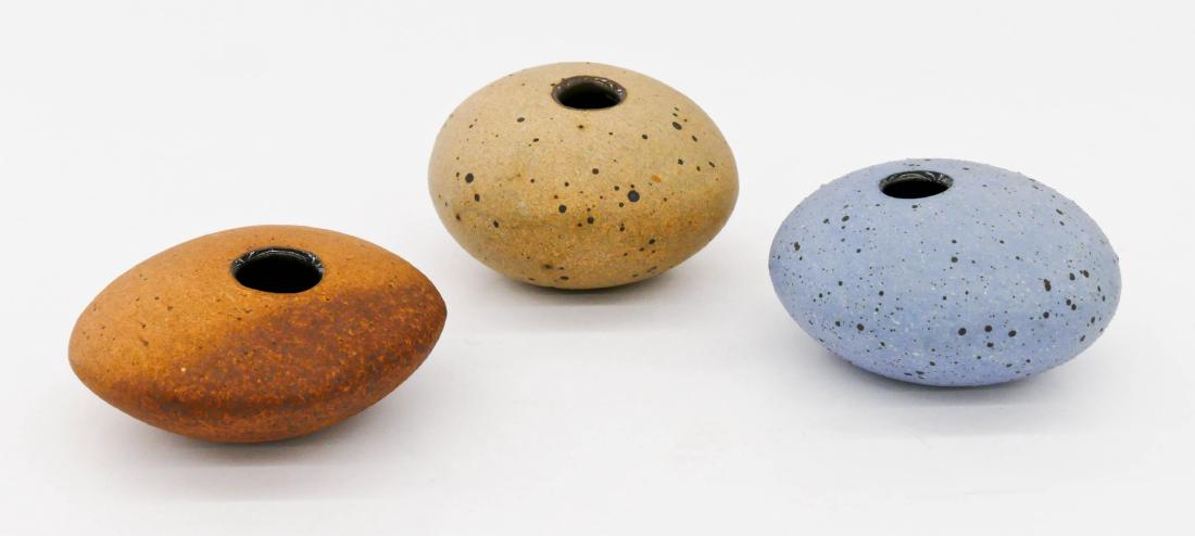 David Shaner (1934-2002 Montana) Three River Rocks 4'' (1 of 2)