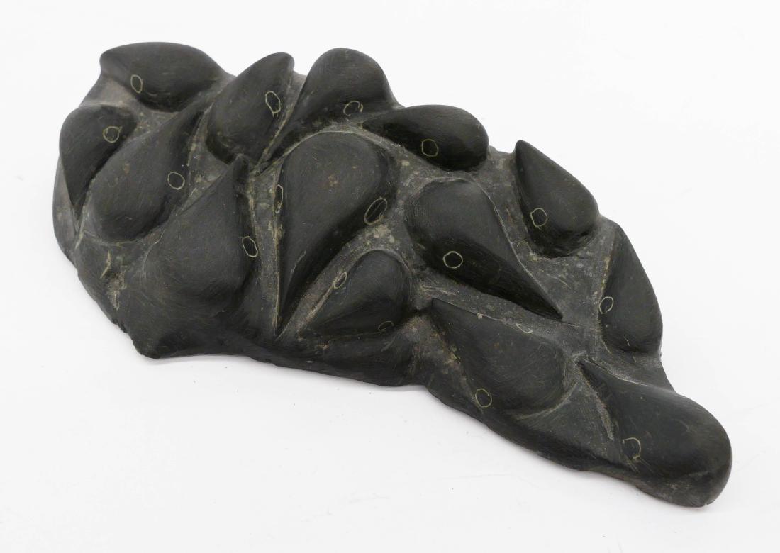 Silas Qiyuk (b.1933 Inuit) Flock of Birds Stone (1 of 3)