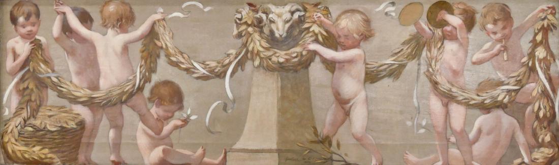 Gustave de Beaumont (1851-1927 Swiss) Untitled Children (1 of 4)