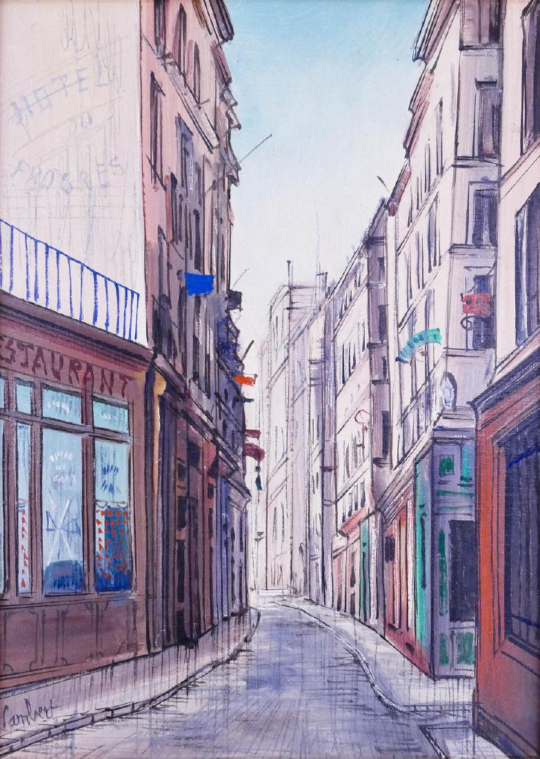A. Lambert (20th Cent. French) ''Rue Xavier Privas, (1 of 2)