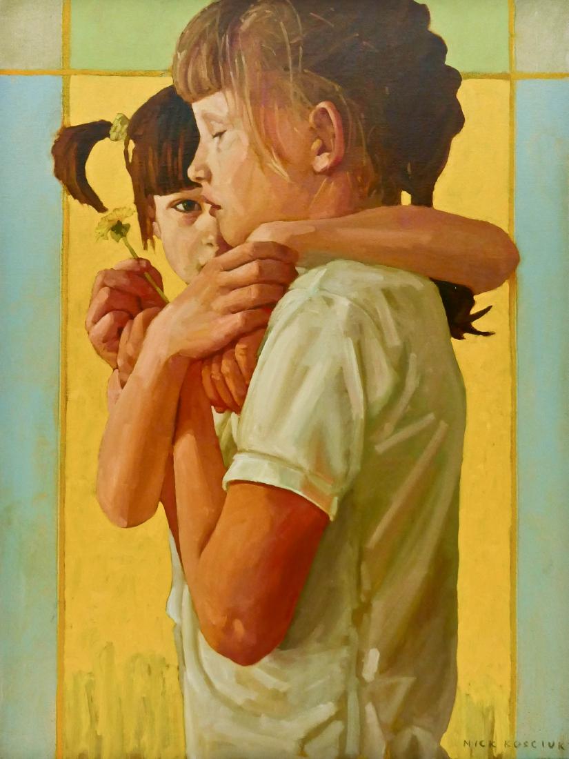 Nick Kosciuk (b.1964 American) ''Bozhenna Holds the (1 of 2)