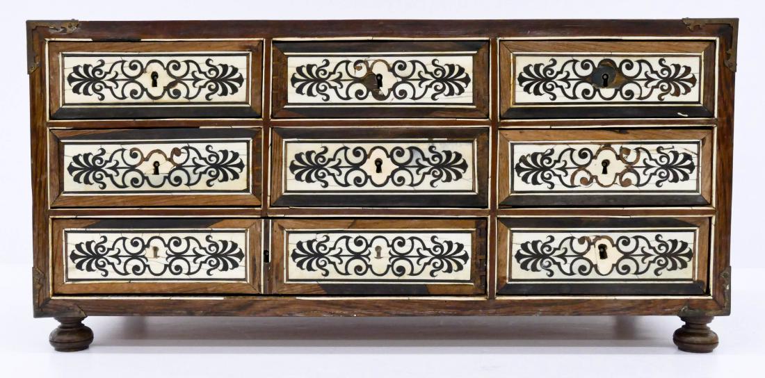 Spanish 18th Cent. Vargueno Table Cabinet (1 of 5)
