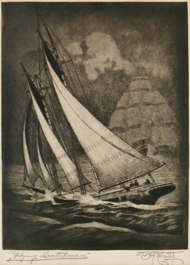 Joseph Knowles (1869-1942 Washington) "The Flying Dutch (1 of 3)