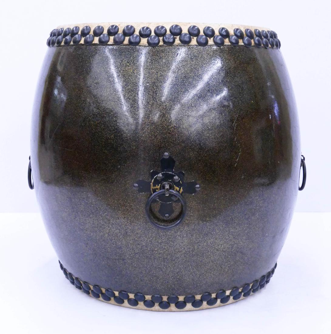 Japanese Lacquered Taiko Drum 23''x25''x25''. Double (1 of 3)