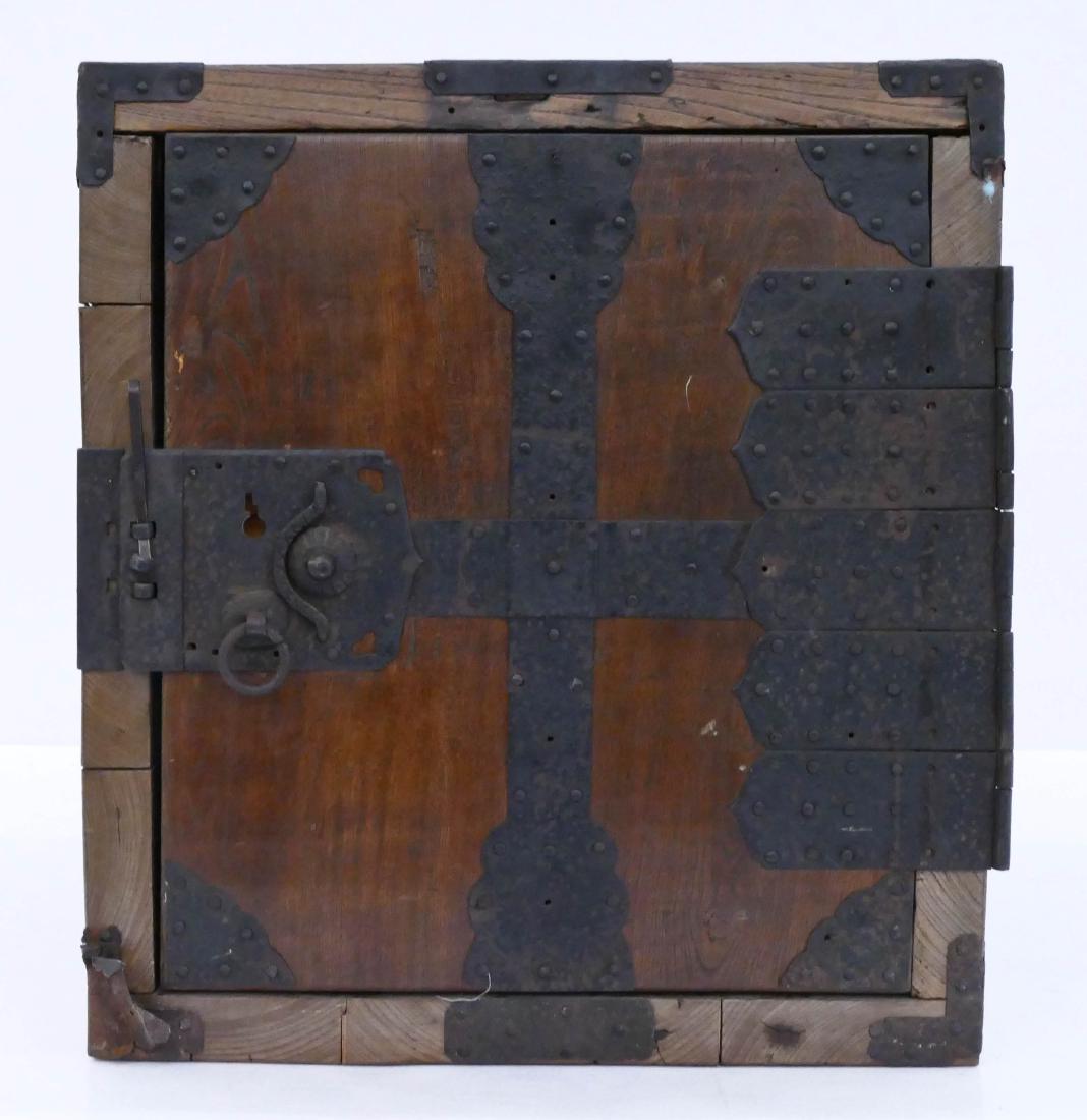 Japanese Funa Dansu Money Chest 16.5''x15''x18.5''. An (1 of 2)