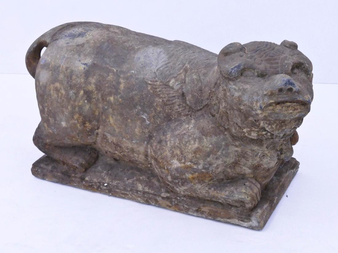 Vietnamese Stone Guardian Lion 12''x25.5''x11''. (1 of 3)