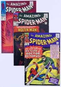 39pc Amazing Spiderman Silver Age Comic Books. Includes (1 of 3)