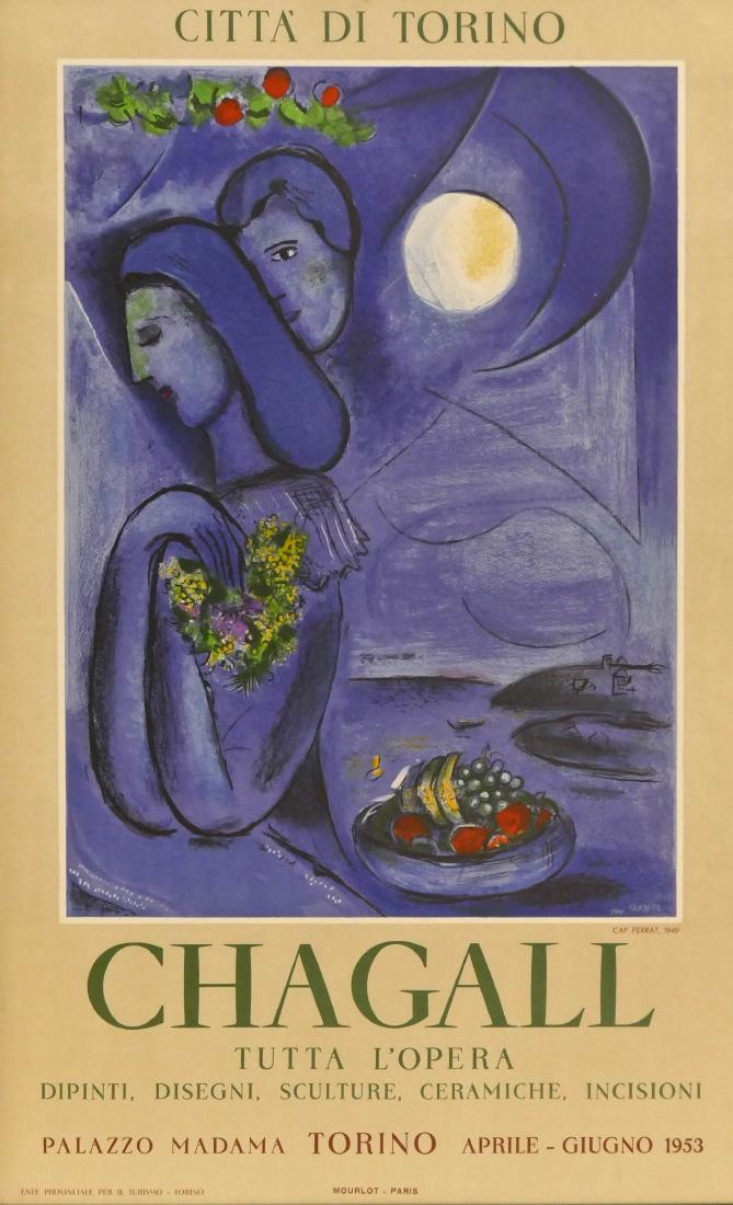 Marc Chagall ''Tutta L'Opera'' 1953 Exhibition Poster (1 of 2)