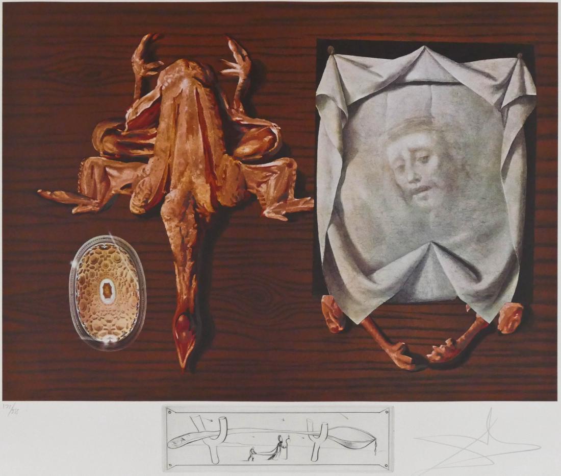 Salvador Dali (1904-1989 Spanish) ''Les Spoutniks (1 of 2)