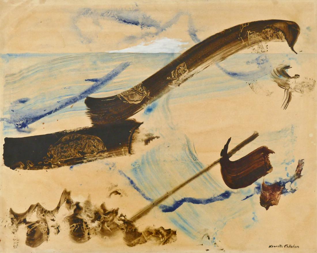 Kenneth Callahan (1905-1986 Washington) ''Sea Panel (1 of 2)