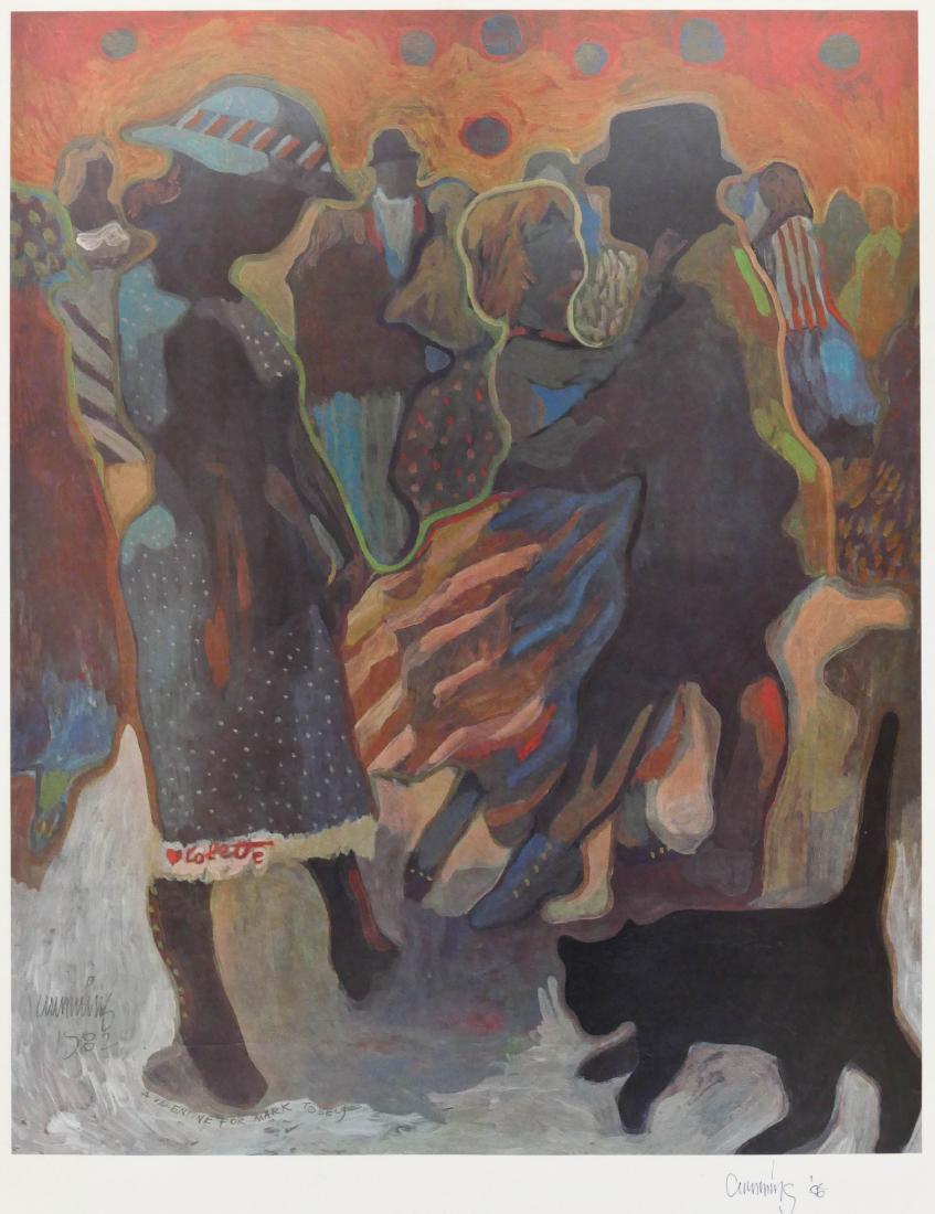 William Cumming ''A Valentine for Mark Tobey'' 1982 (1 of 2)