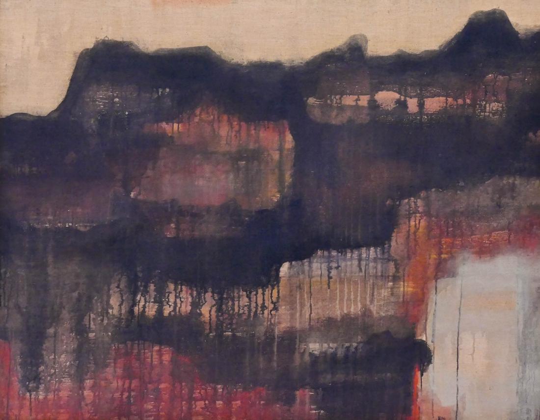 James Leong (1929-2011 American) ''Erosions on a (1 of 4)