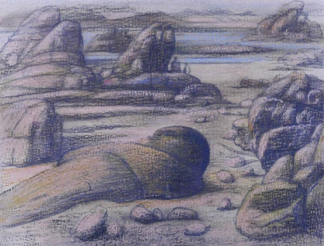 Eugene Berman (1899-1972 Italian) ''Egyptian (1 of 3)