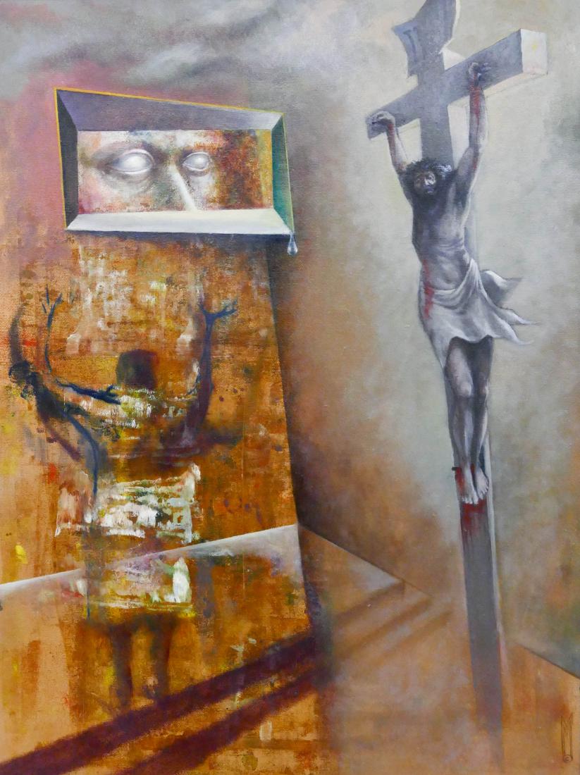 Marvin Messing (b.1922 American) ''Our Golden Age of (1 of 3)