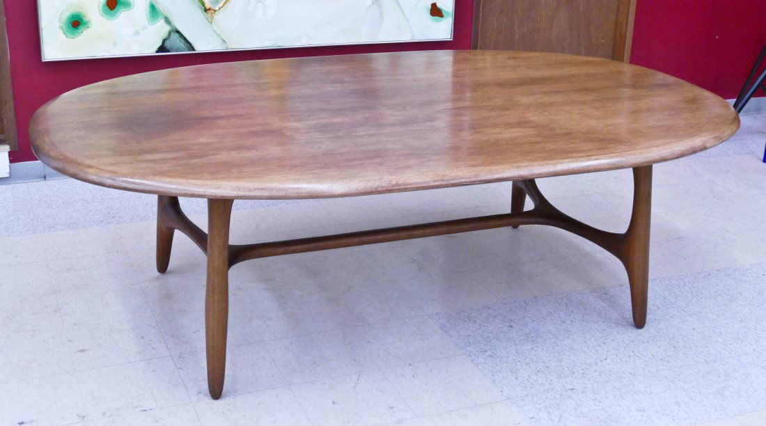 California Modern Walnut Dining Table 29''x96''x60''. A (1 of 6)