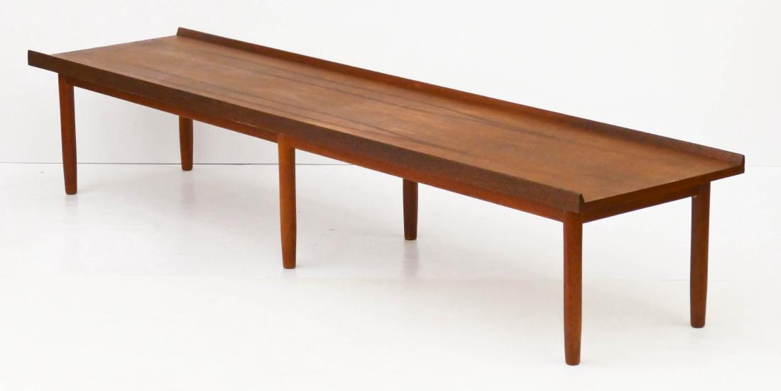 Danish Modern Teak Long Coffee Table (1 of 4)