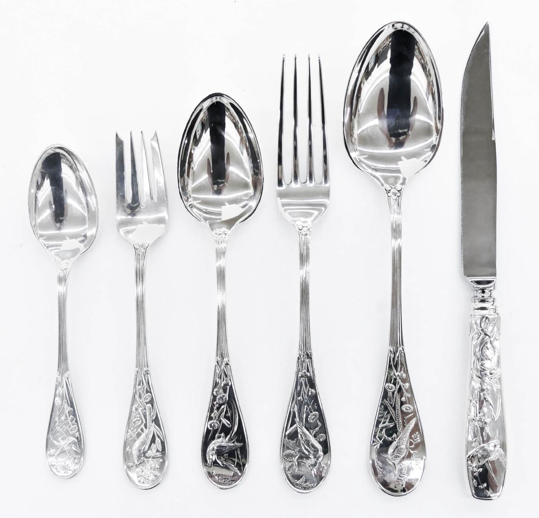 21pc Tiffany & Co. Audubon Sterling Flatware. Includes (1 of 3)
