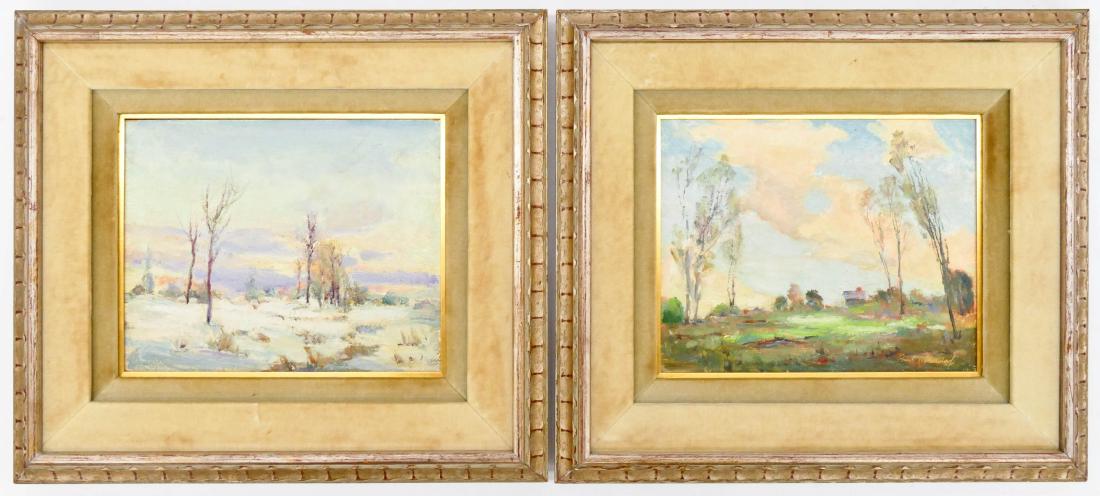 Paul Weindorf (1887-1965 California) Two Landscape (1 of 3)