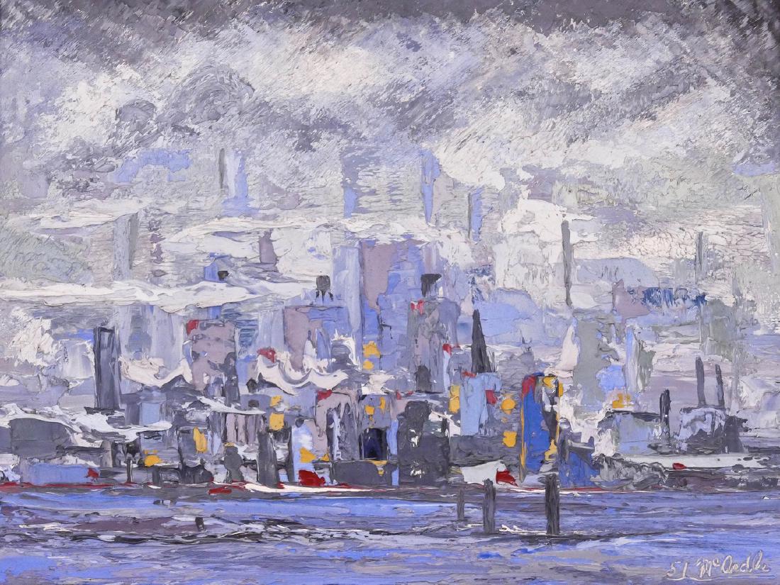 Patrick McArdle (1915-1997 New York) Untitled Cityscape (1 of 4)