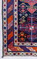Semi Antique Caucasian Oriental Runner Rug 3'x8'. Four - 2