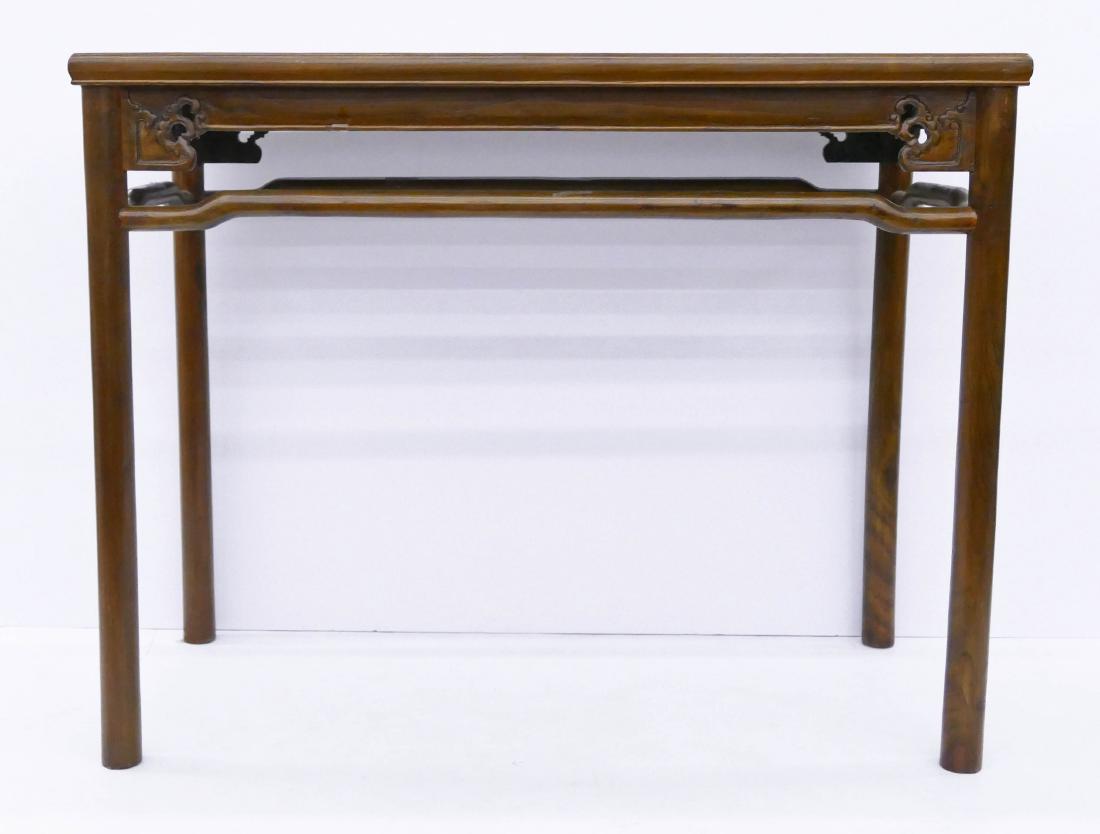 Chinese Elm Carved Altar Table 34''x37''x18.5''. Carved (1 of 4)
